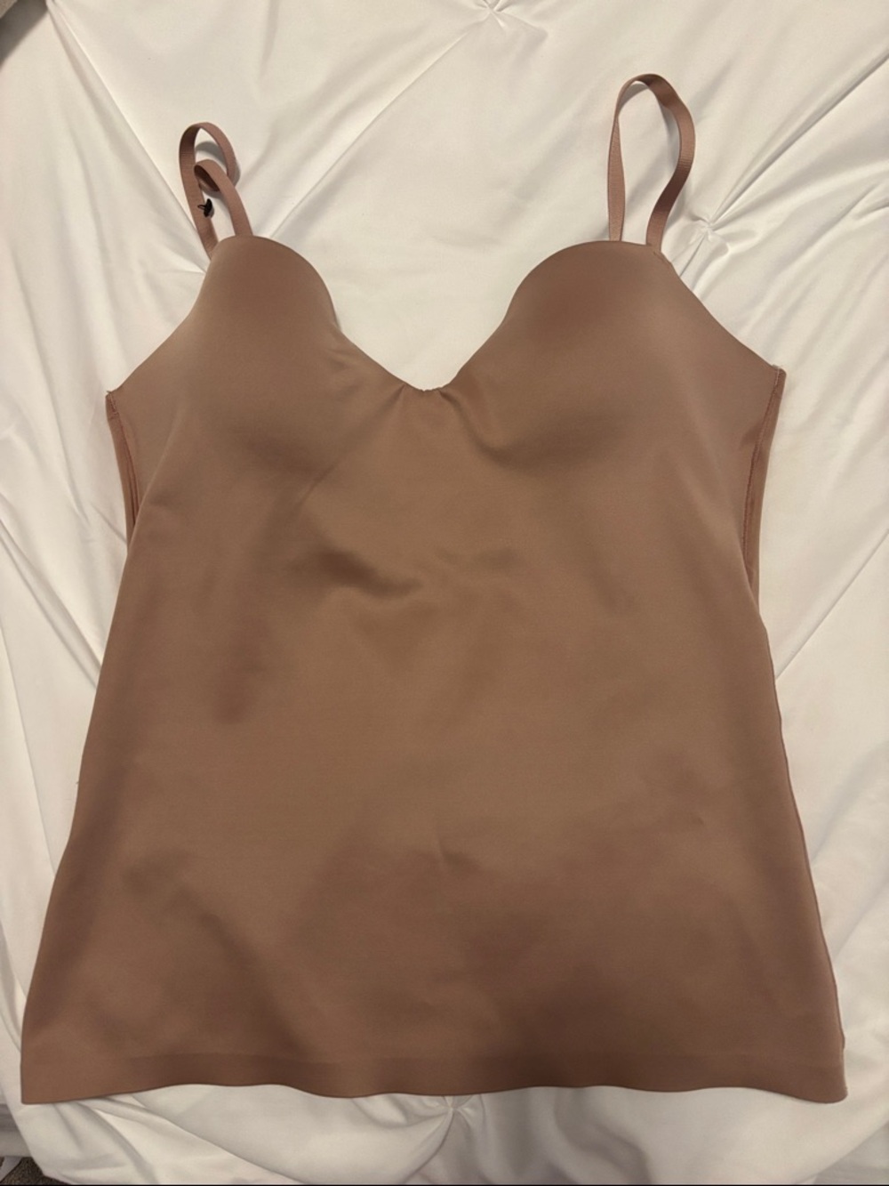 Nicole Miller Nude Mauve Dusty Pink Shaping Camisole